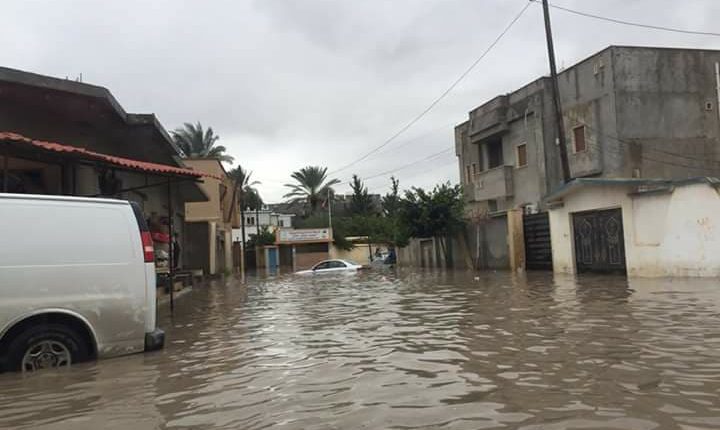 ارتفاع منسوب المياه لمستويات مرتفعة